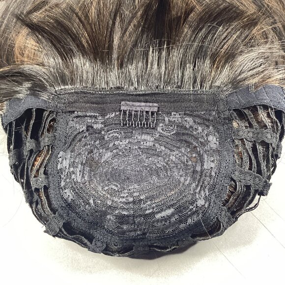 Halo Ashanti Straight #F1B/30 Black Honey Brown Human Hair Blend Full Wig - Picture 5 of 8